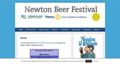 Desktop Screenshot of newtonbeerfestival.co.uk
