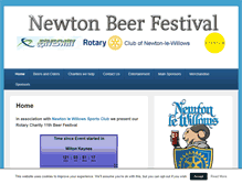 Tablet Screenshot of newtonbeerfestival.co.uk